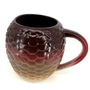 Game of Thrones Dragon Scale Mug 2018 HBO Ceramic Ombré Red Brown Coffee Cup